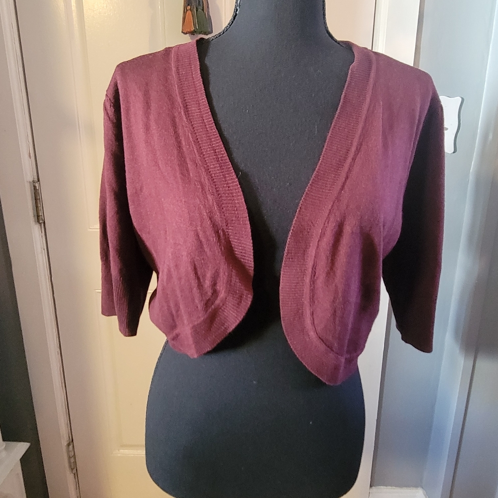 Elegant Burgundy Women's Sweater